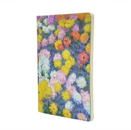 Monet’s Chrysanthemums A4 Dot Grid Cahier