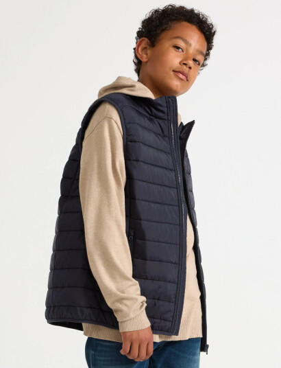 Lindex Vest Light Padded Navy 146/152 Lindex Vest Light Padded Navy 146/152