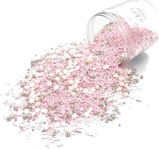 Happy Sprinkles Strøsselmiks Shy Princess Vegan 90g | Slikkepott.No Happy Sprinkles Strøsselmiks Shy Princess Vegan 90g | Slikkepott.No