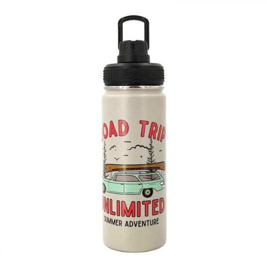 Sunday Outdoor Water Bottle Roadtrip, Warm Grey, 500ml Sunday Outdoor Water Bottle Roadtrip, Warm Grey, 500ml