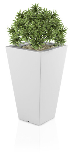 Design blomsterpotte MONUMO SLIM LINE S Hvit