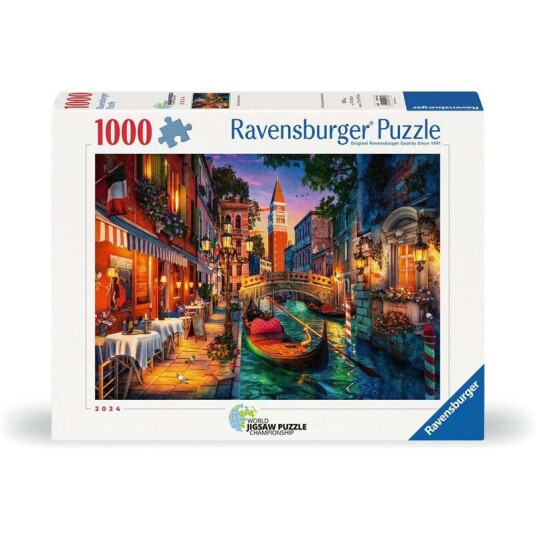 Ravensburger Puslespill 1000 Brikker Kanalcruise i Venezia Ravensburger Puslespill 1000 Brikker Kanalcruise i Venezia