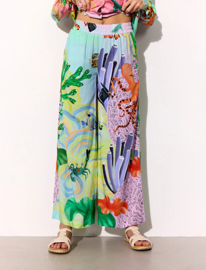Hunkøn Sandy Trousers Multi/patterned XS Hunkøn Sandy Trousers Multi/patterned XS