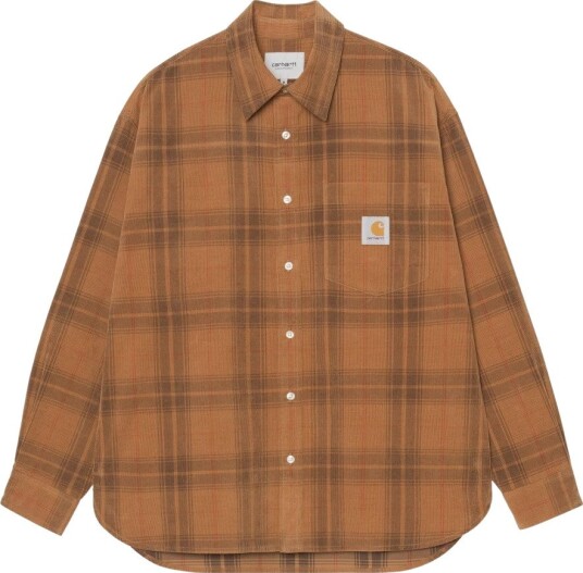 Carhartt Wip Herre Skjorter Brun S,