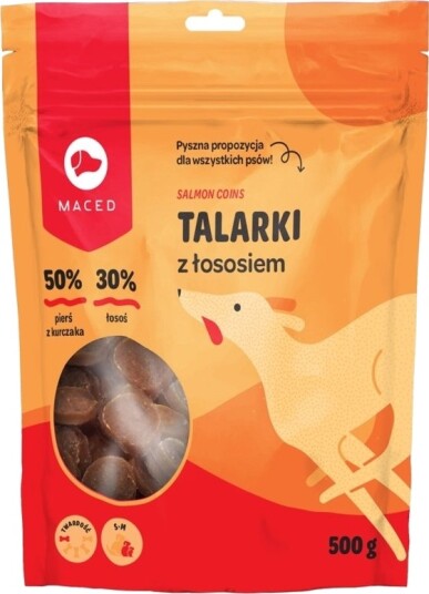 Maced Salmon Hundegodbit 500 G