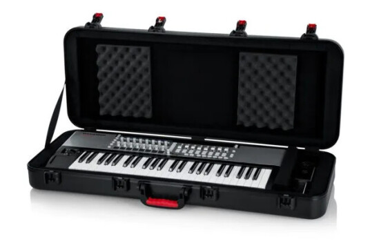Gator Gtsa-Key49 - 49-Note Case Tsa Keyboard Case W/ Wheels- Gf1 Kina Gator Gtsa-Key49 - 49-Note Case Tsa Keyboard Case W/ Wheels- Gf1 Kina