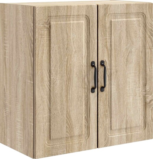 vidaXL Vegghengt skap Sonoma eik 59 x 31 x 60 cm Konstruert tre vidaXL Vegghengt skap Sonoma eik 59 x 31 x 60 cm Konstruert tre