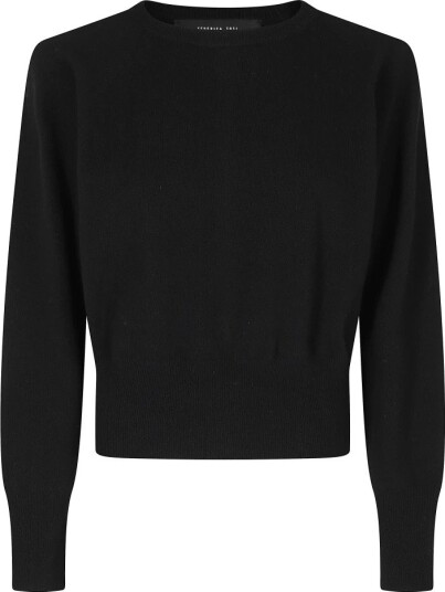 Federica Tosi, Dame, Strikkevarer, Svart, XS,
