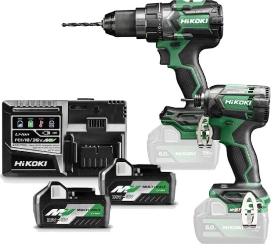 Hikoki Sett 18v KC18DC WAZ 2x5.0ah Hikoki Sett 18v KC18DC WAZ 2x5.0ah