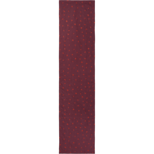 Ferm Living Baies Bordløper 40x180 cm Dark Grape / Picante