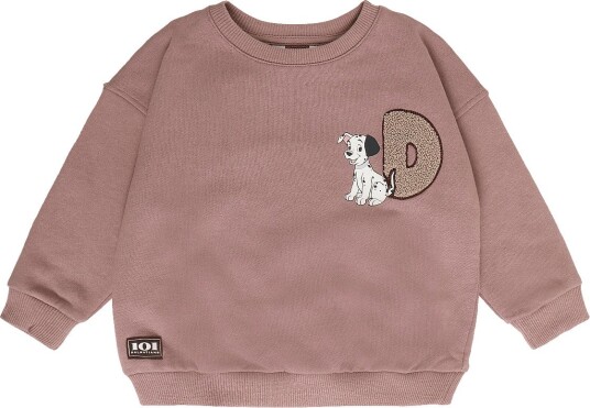 Mango 101 Dalmatians Cotton Sweatshirt   LT PASTEL PINK   110