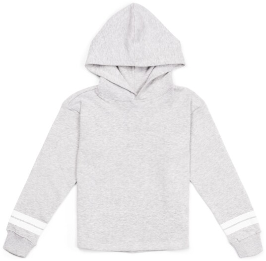 Luca &  Lola Nella Hoodie Grey Melange/Stripes 134-140