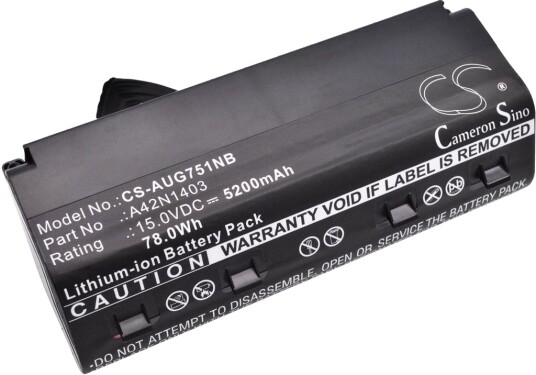 Batteri til Asus G751J etc
