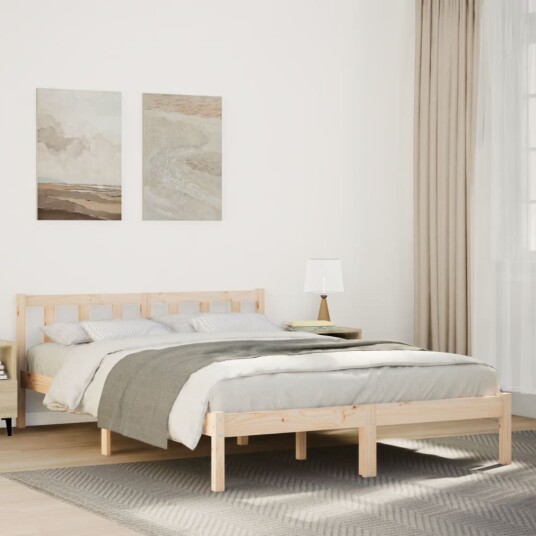  Ekstra lang sengeramme uten madrass 160x210 cm heltre furu