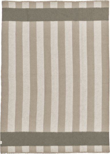 Scandi Living Aisles ullpledd 130x180 cm Beige