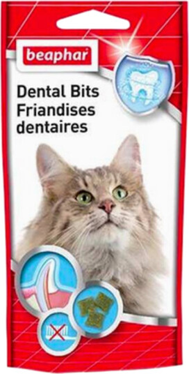 Beaphar Dental Bits for Katter 35 g - Tannvennlig Kattesnacks Beaphar Dental Bits for Katter 35 g - Tannvennlig Kattesnacks
