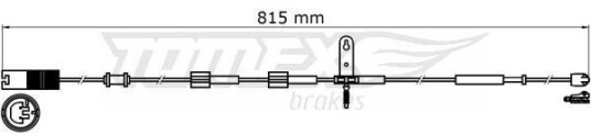 Slitasjevarsler bremseklosser TOMEX Brakes TX 31 37
