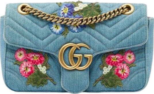 Gucci Vintage Dame Pre owned Blå ONE SIZE,