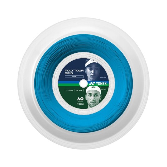 Yonex Polytour Spin 125 Reel 200m Blue