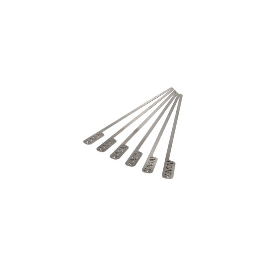 Kasai Skewers 6 pk 6 Grillspyd 45cm lange, 1,5mm tykke. Kasai Skewers 6 pk 6 Grillspyd 45cm lange, 1,5mm tykke.