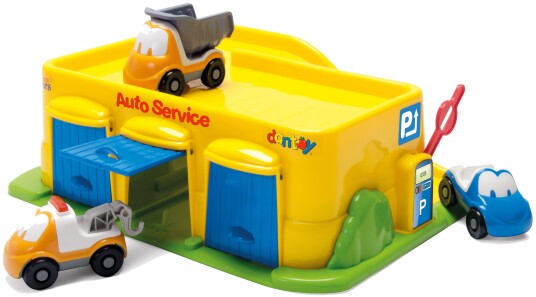Dantoy Funcars Lekesett Bilservice Og Parkeringshus 12+ Mnd