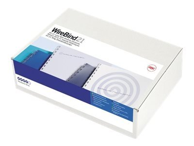 Gbc Multibind - 10 Mm - 21 Ringer - A4 210 X 297 Mm - 85 Ark - Sølv - 100 Stk Bindestreng - For P/N: Ib271212 Ib271250