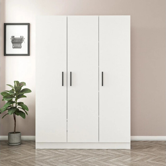 Fruitland Garderobe 135 cm - Hvit