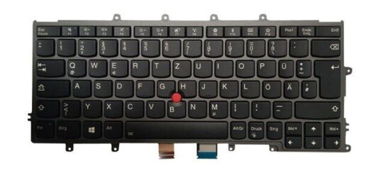 Lenovo Lite-On - Brbart tastatur - til utskifting - Tysk - Svart