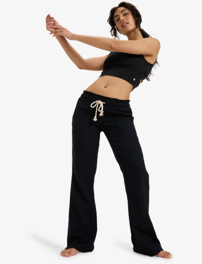 Roxy Oceanside Pant - Black - XL Roxy Oceanside Pant - Black - XL