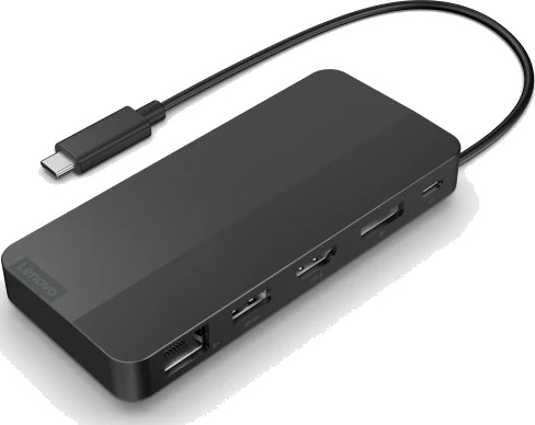 Lenovo 40B90100EU USB C dokkingstasjon to skjermer svart