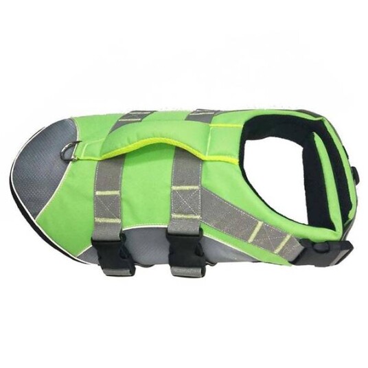 Neongrønn Flytevest For Hund