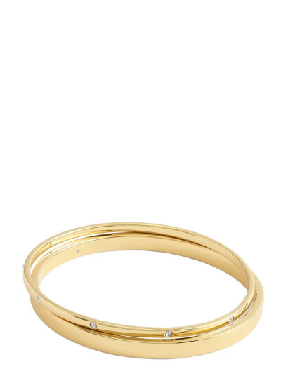COACH ACCESSORIES Coach Signature Bangle Bracelet Boxed Set Guld One Size