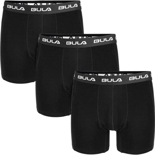 Bula Frame 3Pk Boxers Black Black M