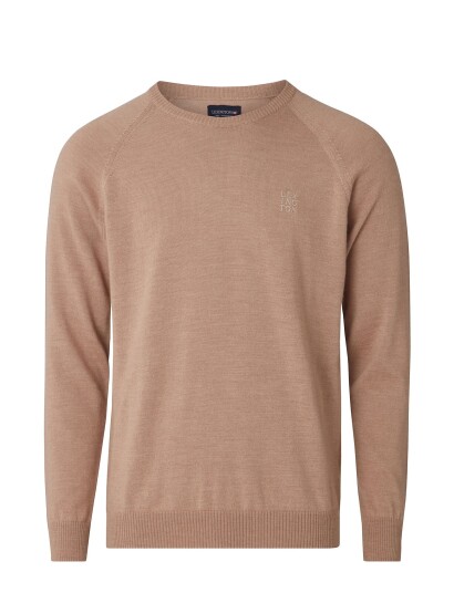Lexington Clothing Dean Merino Crew Neck Sweater - Beige - M Lexington Clothing Dean Merino Crew Neck Sweater - Beige - M