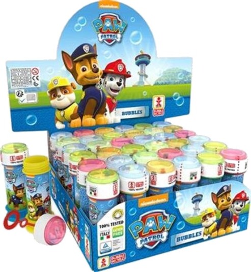 Fritz Hansen Såpebobler Paw Patrol 60ML med kulespill i lokket. Fritz Hansen Såpebobler Paw Patrol 60ML med kulespill i lokket.