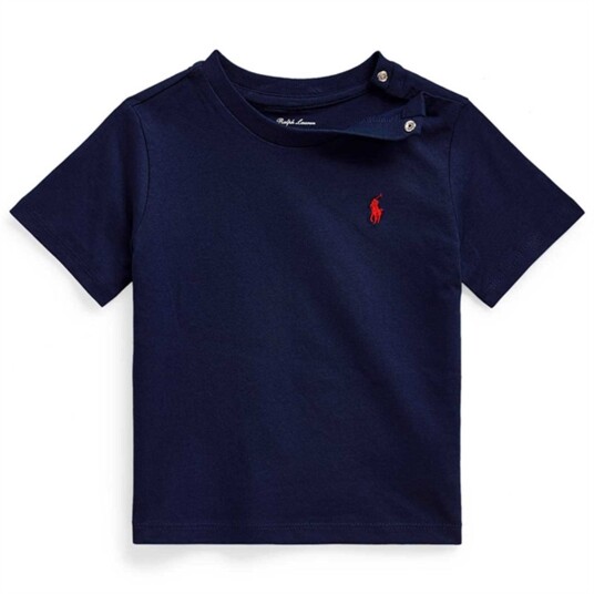 Ralph Lauren Baby Boy Short Sleeved Tee Cruise Navy 9 mdr