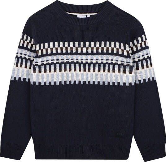 BOSS Pullover Navy 128