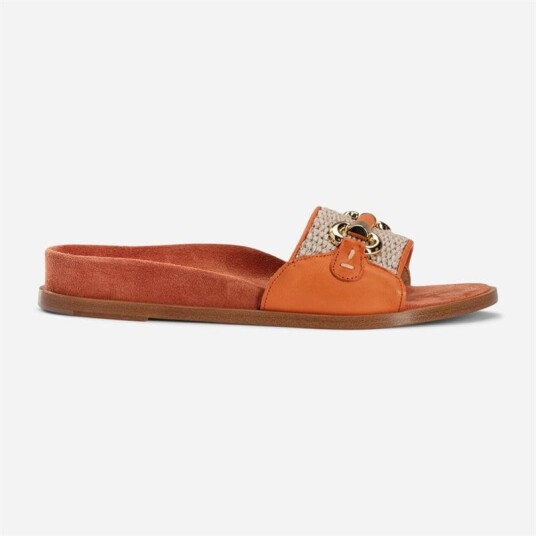 Laura Bellariva Toledo Slippers Orange