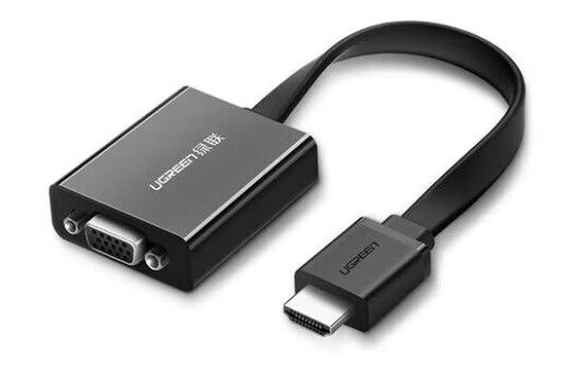 Ugreen VGA til HDMI-adapter med 3,5mm + microUSB Ugreen VGA til HDMI-adapter med 3,5mm + microUSB