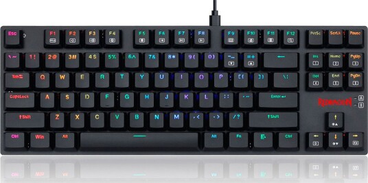Redragon APS TKL K607 Mekanisk Gamingtastatur med Blå Switch Svart