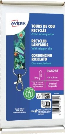 Avery R4828t Merkeholder Stoff Flerfarget 44 Cm 20 Mm Avery R4828t Merkeholder Stoff Flerfarget 44 Cm 20 Mm