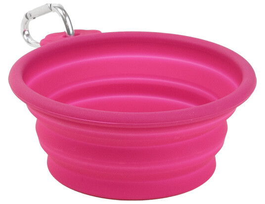 Sammenleggbar Reiseskål Soft Rosa M/L 400 ml 14X12.5 cm 14X12.5 cm