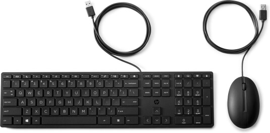 HP 320MK Tastatur og Mussett USB Kontor Sort HP 320MK Tastatur og Mussett USB Kontor Sort