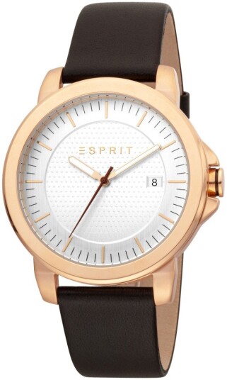 Esprit Herreklokke ES1G160L0025 Layer Hvit/Lær Ø41 mm Esprit Herreklokke ES1G160L0025 Layer Hvit/Lær Ø41 mm