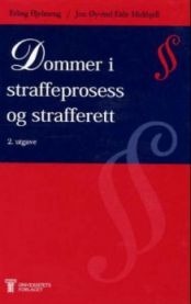 Dommer i straffeprosess og strafferett Pent brukt bok uten markeringer