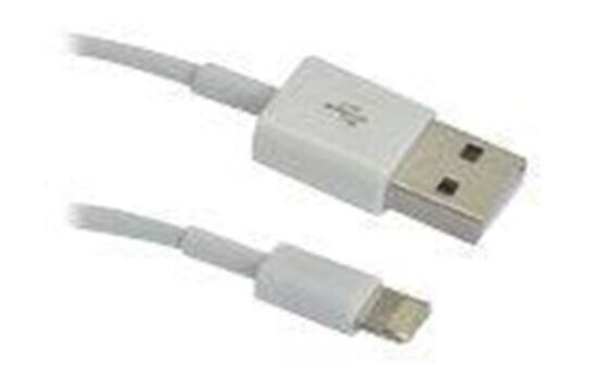 MicroConnect 1m Lightning-Kabel USB-A til iPhone Hvit