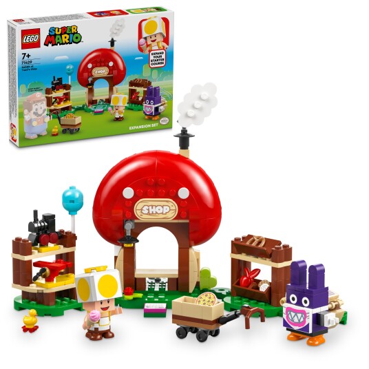 Lego Super Mario Ekstrabanesettet Nabbit Besøker Toads Butikk 71429