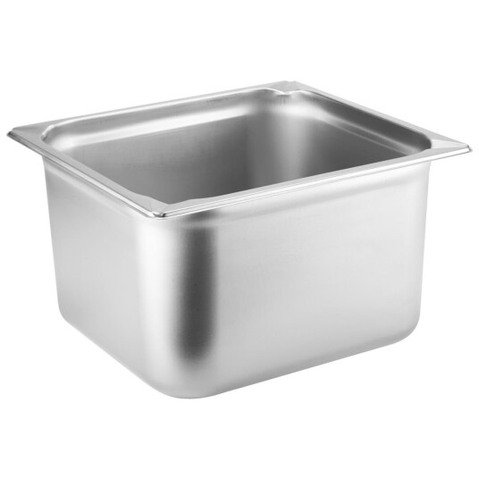 PULSIVA Kantine Profi GN 2/3; Størrelse GN 2/3, 16.1l, 35.5x32.7x20 cm (LxBxD); Stålgrå