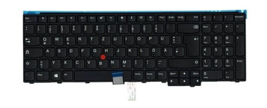 Lenovo Lite-On - Brbart tastatur - til utskifting - Tysk - Svart