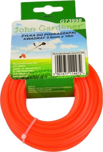 Geko Zylkestreng Til Trimmer Firkant 3,0 Mm X 10 M 144